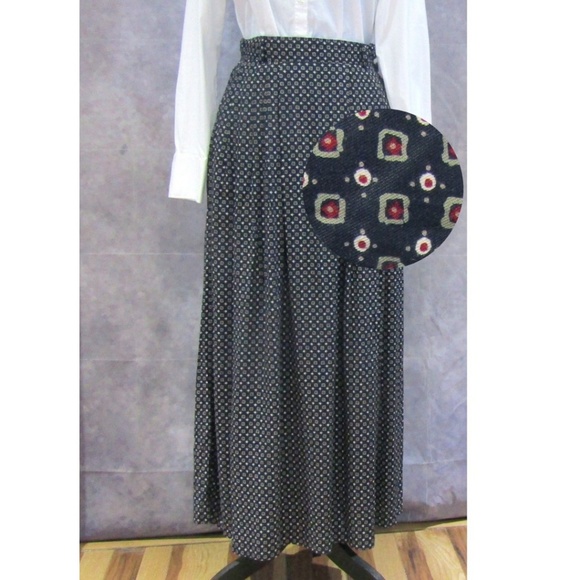 Talbots Dresses & Skirts - Vintage Talbots Long Modest Print Skirt Size 6